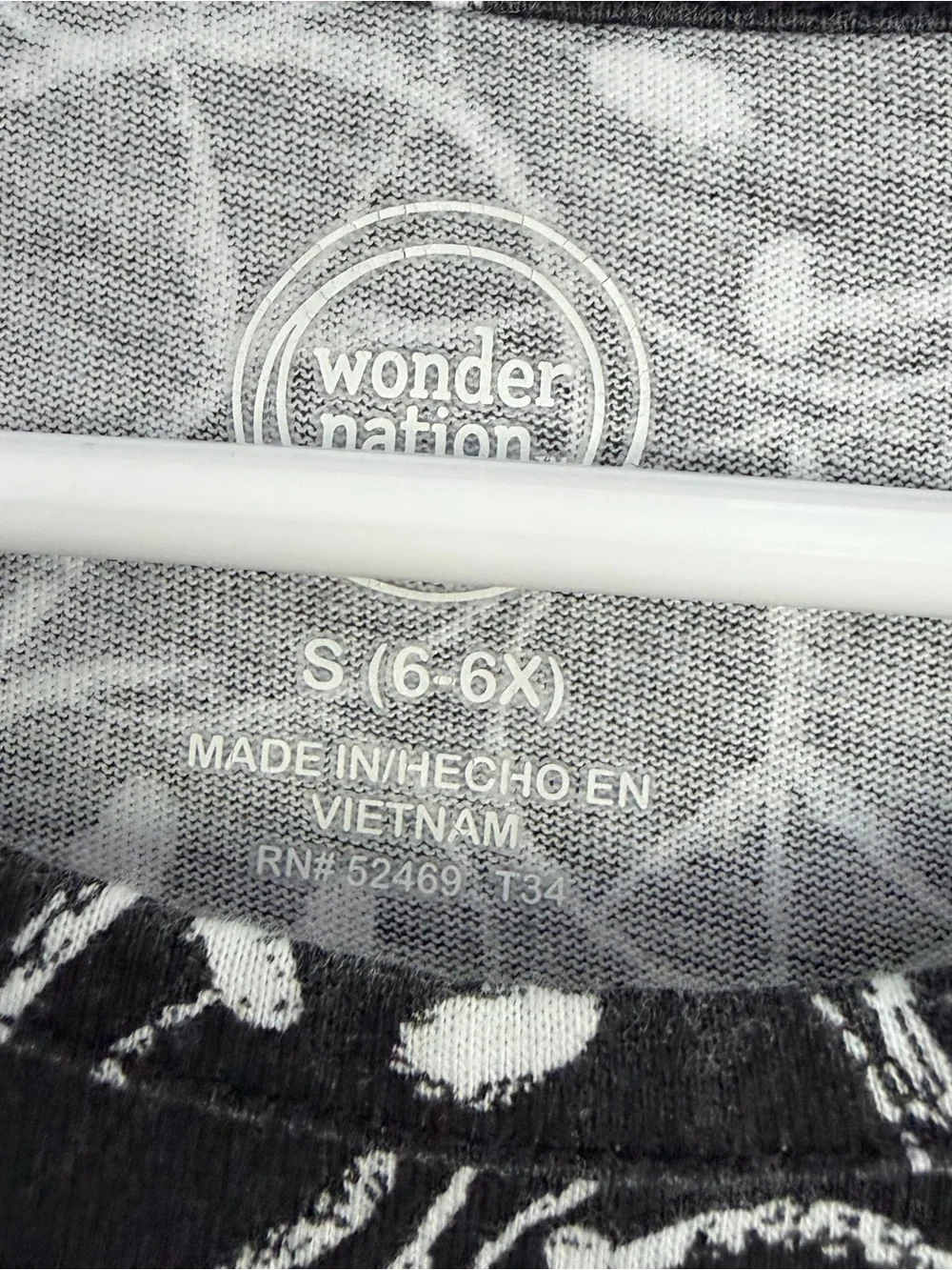 wonder nation Black Short Sleeve Smiley Face Casual Dress